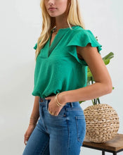 Load image into Gallery viewer, KELLY GREEN BLOUSE