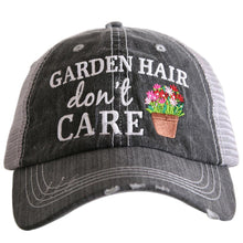 Load image into Gallery viewer, GARDEN HAIR DON&#39;T CARE TRUCKER HAT