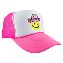 Load image into Gallery viewer, COWGIRL HAPPY FACE WESTERN FOAM HAT