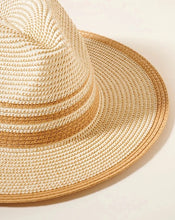 Load image into Gallery viewer, STRIPE STRAW PANAMA HAT