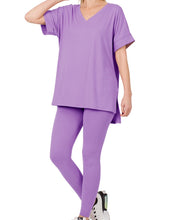 Load image into Gallery viewer, STEPHANIE V-NECK LOUNGEWEAR SET