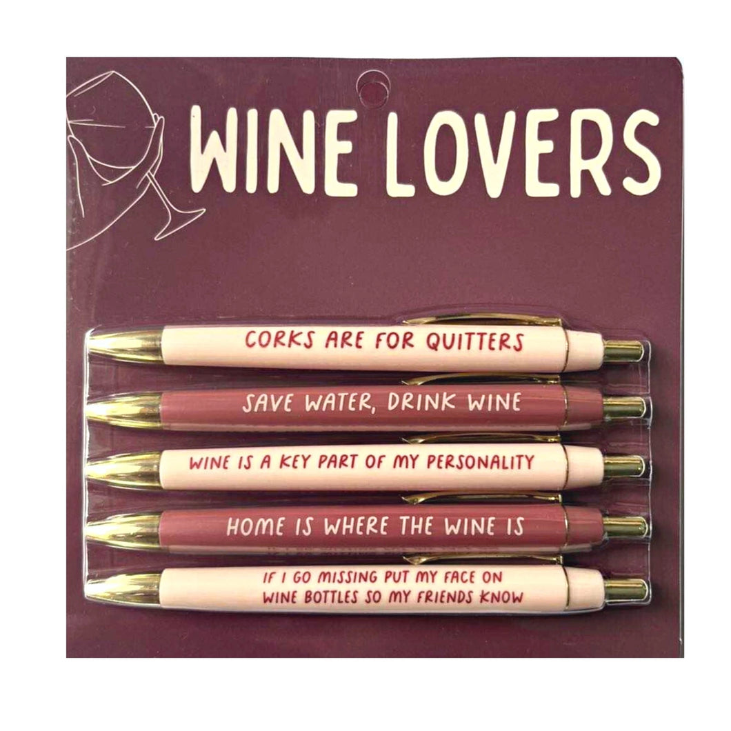 WINE LOVERS  PEN SET