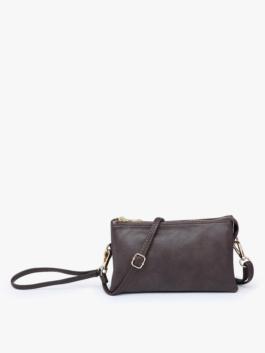 RILEY 3 COMPARTMENT CROSSBODY/ WRISTLET BAG