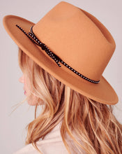 Load image into Gallery viewer, FELT STRING BOW FEDORA HAT