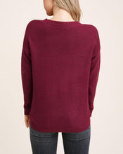 Load image into Gallery viewer, MACY PLUM SWEATER