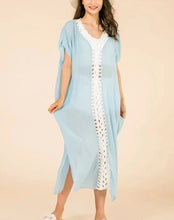 Load image into Gallery viewer, TALLEY CROCHET LONG COVER-UP