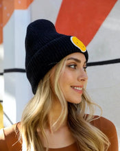 Load image into Gallery viewer, SMILEY FACE RIBBED BEANIE