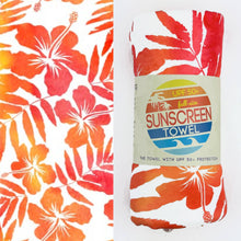 Load image into Gallery viewer, FULL SIZE UPF 50+ SUNSCREEN TOWEL