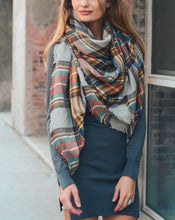 Load image into Gallery viewer, CLASSIC PLAID BLANKET SCARVES